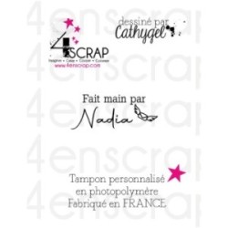 Rubber customized stamp Scrapbooking Card Making - Signature "Eva" Rubber customized stamp Scrapbooking Card Making - Signature "Eva"