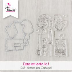copy of Happy Easter 2 - Duo transparent stamps and die