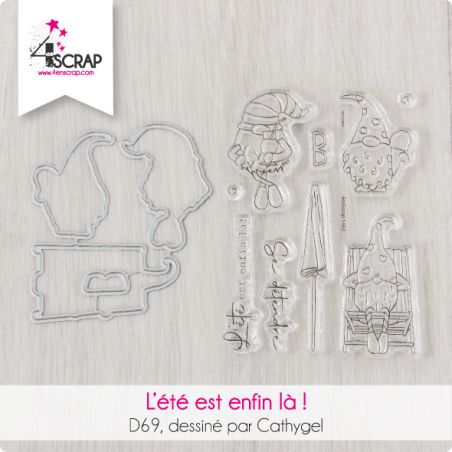 copy of Happy Easter 2 - Duo transparent stamps and die