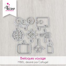 Breloques voyage - Matrice de coupe Die