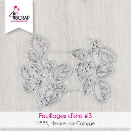 Feuillages d'été 3 - Matrice de coupe Die
