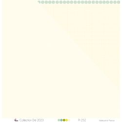 Ensemble de mini arcs-en-ciel blancs sur fond beige - Papier imprimé