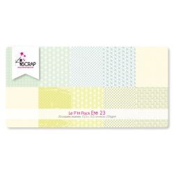 P'tit Pack Eté 2023 - Papier Scrapbooking Imprimé