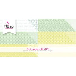 Pacchetto stampato Estate 2023 - Carta per scrapbooking