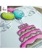 Carte d'anniversaire scrapbooking