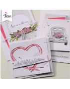 Faire-part mariage scrapbooking